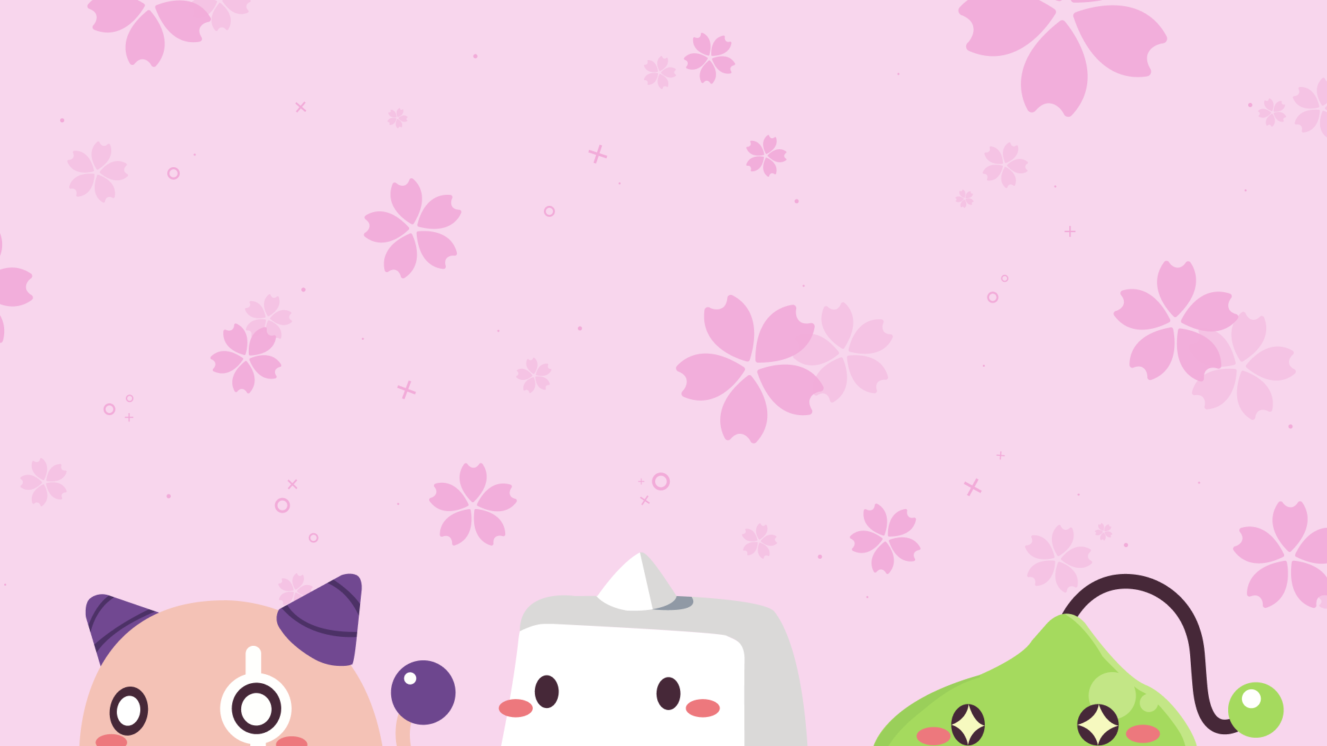 Character Colored Wallpaper